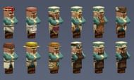 Snowy tundra villagers (Image via Mine Guide)